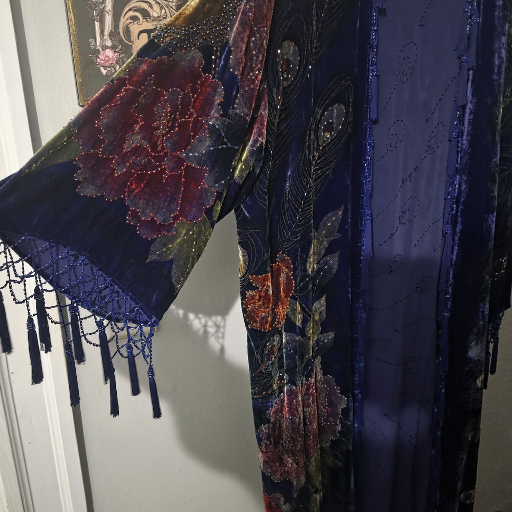 Suzanne Somers Collection Purple Kimono